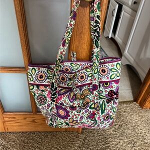 Floral Multicolor Tote Bag